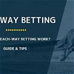 how does a each way bet work
